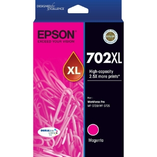 Picture of Epson DURABrite Ultra 702XL Original Ink Cartridge - Magenta