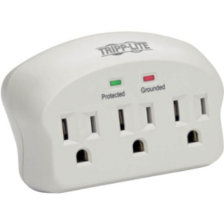 Picture of Tripp Lite Surge Protector Wallmount Direct Plug In 3 Outlet 660 Joules