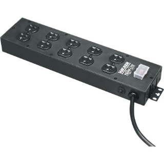 Picture of Tripp Lite Waber Power Strip 120V 5-15R 10 Outlet Metal 15' Cord 5-15P