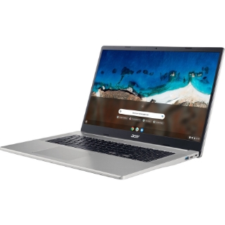Picture of Acer Chromebook 317 CB317-1H CB317-1H-C41X 17.3" Chromebook - Full HD - 1920 x 1080 - Intel Celeron N5100 Quad-core (4 Core) 1.10 GHz - 4 GB Total RAM - 32 GB Flash Memory - Sparkly Silver