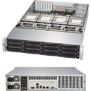 Picture of Supermicro SuperServer 6028R-E1CR16T Barebone System - 2U Rack-mountable - Socket LGA 2011-v3 - 2 x Processor Support