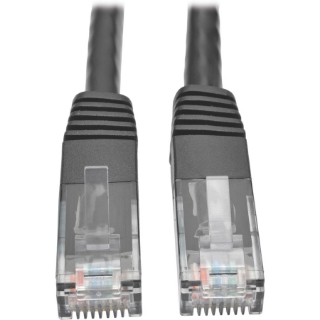 Picture of Tripp Lite Cat6 Gigabit Molded Patch Cable (RJ45 M/M), Black, 14 ft