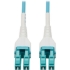 Picture of Tripp Lite Fiber Cable 100G MMF Duplex 50/125 OM4 LC/LC Armored Aqua 100M