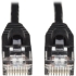 Picture of Tripp Lite Cat6a 10G Snagless Molded Slim UTP Network Patch Cable (M/M), Black, 15 ft.