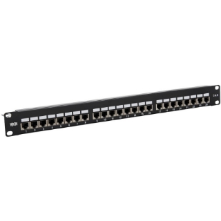 Picture of Tripp Lite Cat5e / Cat6 Patch Panel 24-Port Shielded Krone IDC 568B RJ45 1U