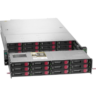 Picture of HPE Apollo 4200 G10 2U Rack Server - 2 x Intel Xeon Silver 4210R 2.40 GHz - 128 GB RAM - 192 TB HDD - (24 x 8TB) HDD Configuration - 12Gb/s SAS, Serial ATA/600 Controller