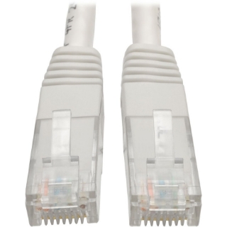 Picture of Tripp Lite 2ft Cat6 Gigabit Molded Patch Cable RJ45 M/M 550MHz 24 AWG White