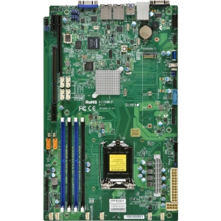 Picture of Supermicro X11SSW-F Server Motherboard - Intel C236 Chipset - Socket H4 LGA-1151 - Proprietary Form Factor