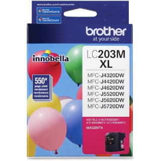 Picture of Brother Genuine Innobella LC203M High Yield Magenta Ink Cartridge