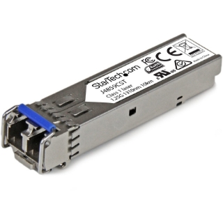 Picture of StarTech.com HPE J4859C Compatible SFP Module - 1000BASE-LX - 1GE Gigabit Ethernet SFP 1GbE Single Mode/Multi Mode Fiber Transceiver 10km