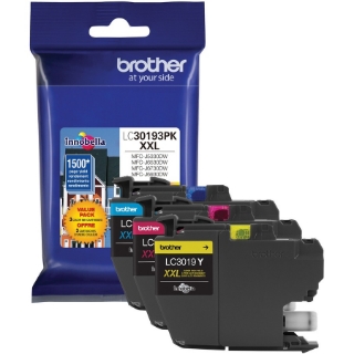 Picture of Brother LC30193PK Original Ink Cartridge - Cyan, Magenta, Yellow