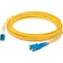 Picture of AddOn 10m ASC (Male) to LC (Male) Yellow OS2 Duplex Fiber OFNR (Riser-Rated) Patch Cable