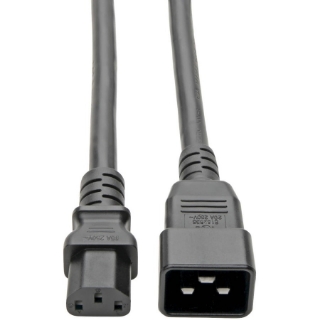 Picture of Tripp Lite 7ft PDU Power Cord Cable C13 to C20 Heavy Duty 15A 12AWG 7'