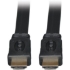 Picture of Tripp Lite 3ft High Speed HDMI Cable Digital Video with Audio Flat Shielded 4K x 2K M/M 3'