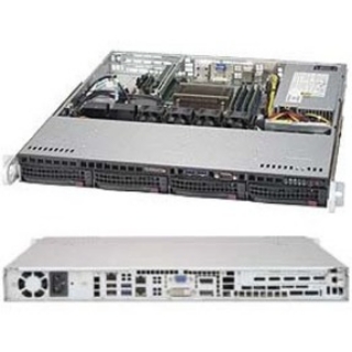 Picture of Supermicro SuperServer 5019S-M2 Barebone System - 1U Rack-mountable - Socket H4 LGA-1151 - 1 x Processor Support