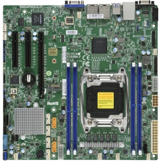 Picture of Supermicro X10SRM-F Server Motherboard - Intel C612 Chipset - Socket LGA 2011-v3 - Micro ATX