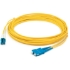 Picture of AddOn 26m LC (Male) to SC (Male) Straight Yellow OS2 Duplex Plenum Fiber Patch Cable