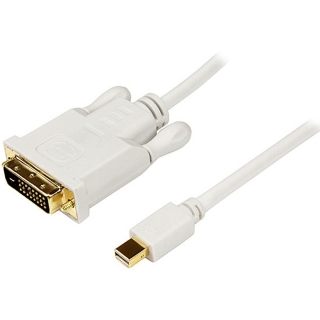 Picture of StarTech.com 6 ft Mini DisplayPort to DVI Adapter Converter Cable - Mini DP to DVI 1920x1200 - White