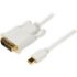 Picture of StarTech.com 6 ft Mini DisplayPort to DVI Adapter Converter Cable - Mini DP to DVI 1920x1200 - White