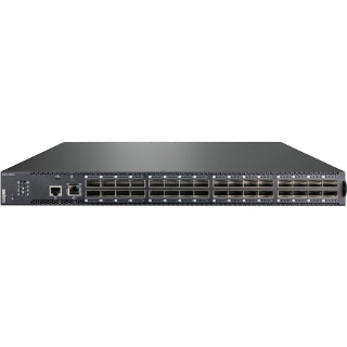 Picture of Lenovo ThinkSystem NE10032 RackSwitch (Front to Rear)