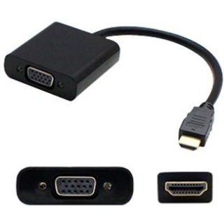 Picture of 5PK Lenovo 0B47069 Compatible HDMI 1.3 Male to VGA Female Black Active Adapters For Resolution Up to 1920x1200 (WUXGA)