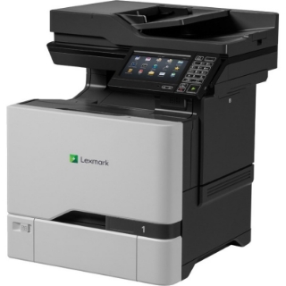 Picture of Lexmark CX725de Laser Multifunction Printer-Color-Copier/Fax/Scanner-50 ppm Mono/50 ppm Color Print-1200x1200 Print-Automatic Duplex Print-150000 Pages Monthly-650 sheets Input-Color Scanner-600 Optical Scan-Color Fax-Gigabit Ethernet