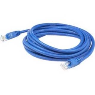 Picture of AddOn 20ft RJ-45 (Male) to RJ-45 (Male) Blue Microboot, Snagless Cat7 S/FTP PVC Copper Patch Cable