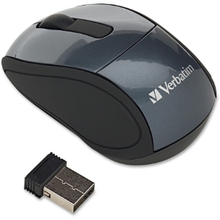 Picture of Verbatim Wireless Mini Travel Optical Mouse - Graphite