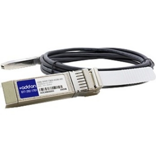 Picture of 8-Pack ofBrocade (Formerly) 10G-SFPP-TWX-0108 Compatible TAA Compliant 10GBase-CU SFP+ to SFP+ Direct Attach Cables (Active Twinax, 1m)