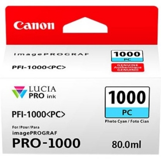 Picture of Canon LUCIA PRO PFI-1000 Original Ink Cartridge - Photo Cyan