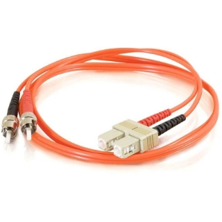 Picture of C2G-3m SC-ST 62.5/125 OM1 Duplex Multimode Fiber Optic Cable (TAA Compliant) - Orange