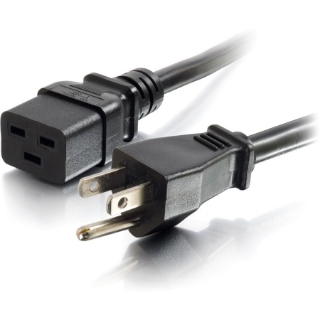 Picture of C2G 10ft 14AWG 125 Volt Power Cord (NEMA 5-15P to IEC320 C19)