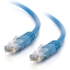 Picture of C2G-25ft Cat5e Molded Solid Unshielded (UTP) Network Patch Cable - Blue