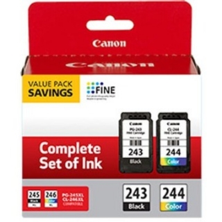 Picture of Canon PG-243 / CL-244 Original Ink Cartridge - Value Pack - Black, Color