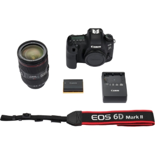 Picture of Canon EOS 6D Mark II 26.2 Megapixel Digital SLR Camera with Lens - 0.94" - 4.13"