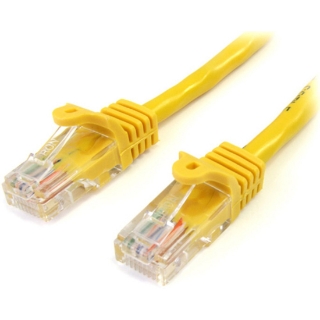 Picture of StarTech.com 25 ft Yellow Snagless Cat5e UTP Patch Cable