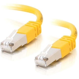 Picture of C2G-7ft Cat5e Molded Shielded (STP) Network Patch Cable - Yellow