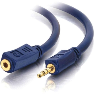 Picture of C2G 6ft Velocity 3.5mm M/F Stereo Audio Extension Cable