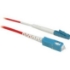 Picture of C2G-3m LC-SC 9/125 OS1 Simplex Singlemode PVC Fiber Optic Cable - Red