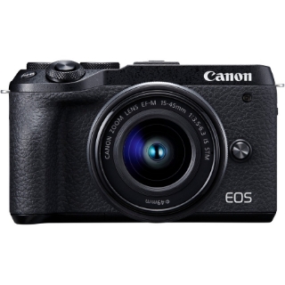 Picture of Canon EOS M6 Mark II 32.5 Megapixel Mirrorless Camera with Lens - 0.59" - 1.77" - Black