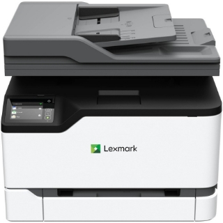 Picture of Lexmark GO Line MC300 MC3224i Laser Multifunction Printer-Color-Copier/Scanner-24 ppm Mono/24 ppm Color Print-2400x600 dpi Print-Automatic Duplex Print-30000 Pages-251 sheets Input-Color Flatbed Scanner-600 dpi Optical Scan-Wireless LAN-Apple AirPrin