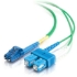 Picture of C2G-10m LC-SC 9/125 OS1 Duplex Singlemode PVC Fiber Optic Cable - Green