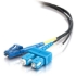 Picture of C2G-3m LC-SC 9/125 OS1 Duplex Singlemode PVC Fiber Optic Cable - Black