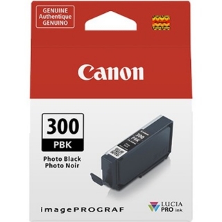 Picture of Canon LUCIA PRO PFI-300 Original Ink Cartridge - Single Pack - Photo Black