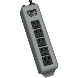 Picture of Tripp Lite Waber Power Strip Metal 5-15R 5 Outlet 5-15P 15' Cord
