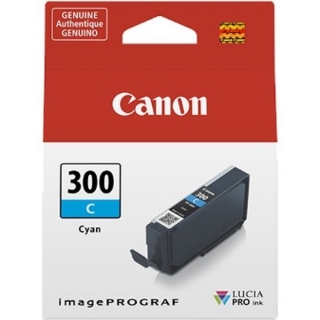 Picture of Canon LUCIA PRO PFI-300 Original Ink Cartridge - Single Pack - Cyan