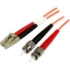 Picture of 3m Fiber Optic Cable - Multimode Duplex 50/125 - OFNP Plenum - LC/ST - OM2 - LC to ST Fiber Patch Cable