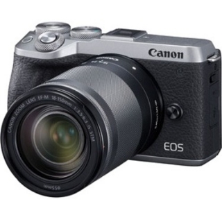 Picture of Canon EOS M6 Mark II 32.5 Megapixel Mirrorless Camera with Lens - 0.71" - 5.91" - Silver
