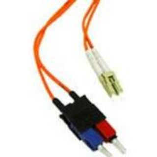 Picture of C2G-30m LC-SC 50/125 OM2 Duplex Multimode PVC Fiber Optic Cable - Orange