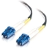 Picture of C2G-3m LC-LC 9/125 OS1 Duplex Singlemode PVC Fiber Optic Cable - Black